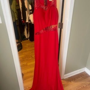 Red dress